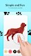 screenshot of Dog Pixel Art Paint by Numbers