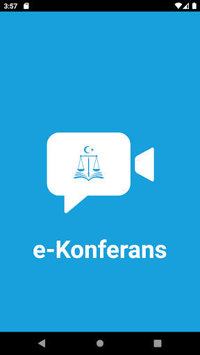 Android application e-Konferans screenshort