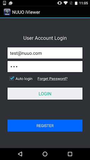 Android application NUUO iViewer screenshort