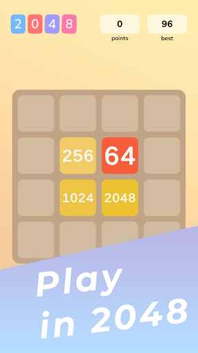 Android application 2048 Classic screenshort
