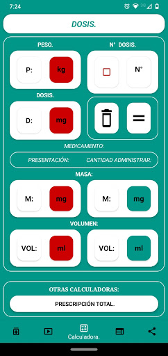 Android application Dosis. screenshort