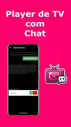 TV digital ao vivo: TV Chat screenshot 0