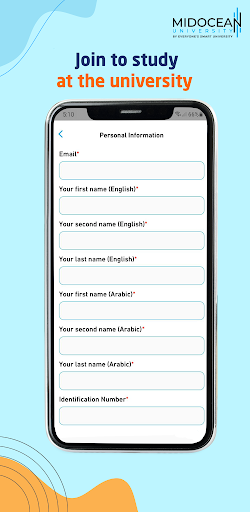 Android application Midocean University screenshort