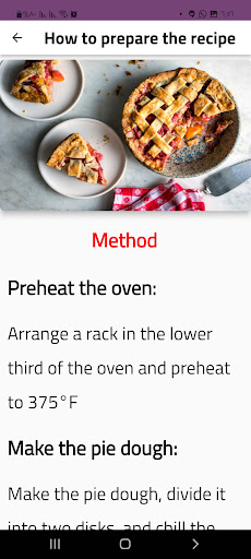 Raspberry Pie Recipe Screen 2