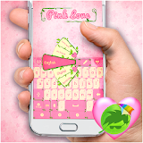 Pink Love Theme Keyboard icon