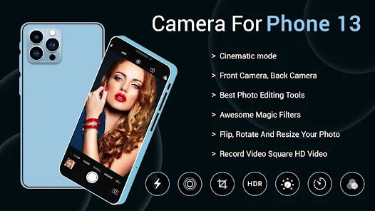 Caméra for iphone 15 Pro OS 17 – Applications sur Google Play