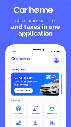 Android application CarHome OMV Test screenshort
