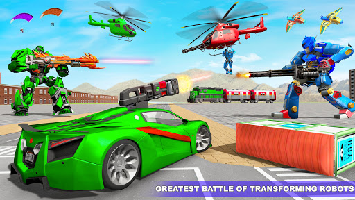 Train Robot Car Game – Helicopter Robot Game 2021 1.1.3 screenshots 2