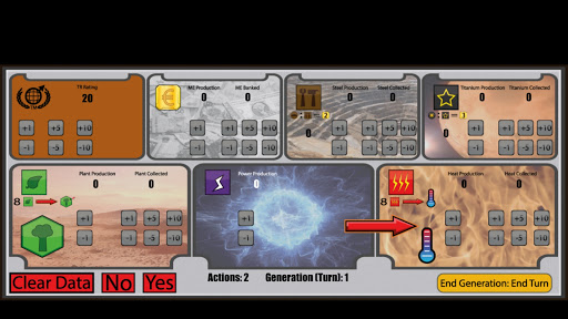 Terraforming Mars Player Board