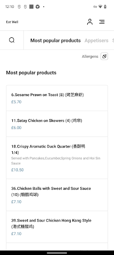 Eat Well Screen 3