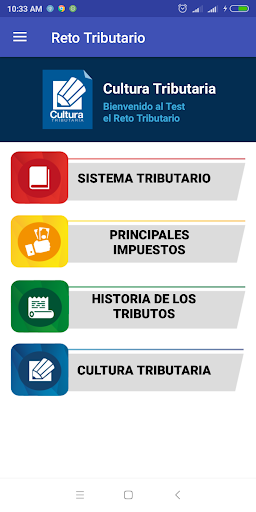 Reto Tributario Screen 2