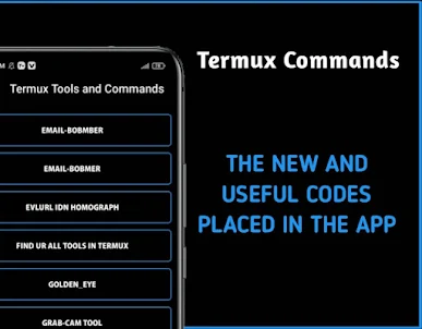 Termux commands and tools