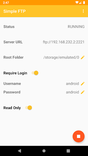 Simple FTP - Transfer & share Screen 3