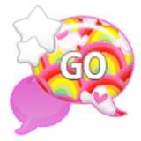 GO SMS - Rainbow Starburst icon