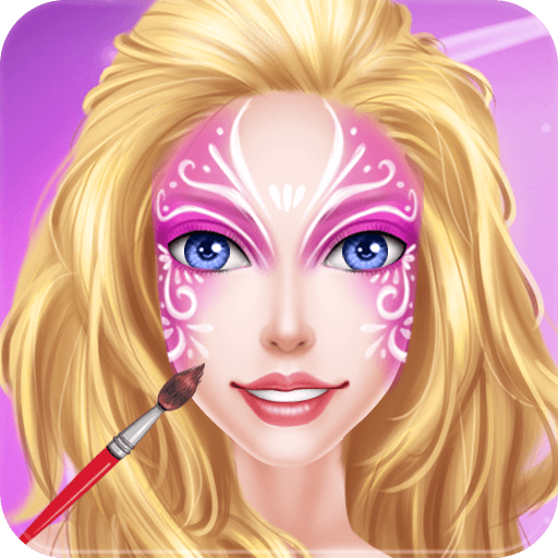 Girls fashion makeup style logo