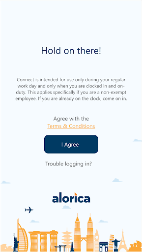 Android application Alorica Connect screenshort