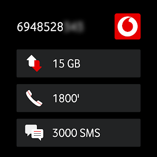 Captura de pantalla de Mi Vodafone (GR)