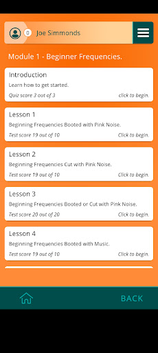 FrEQ Ear Training Screen 2