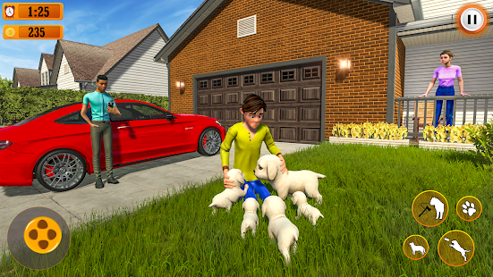 Virtual Pet Family Dog Game 3D apkdebit screenshots 9