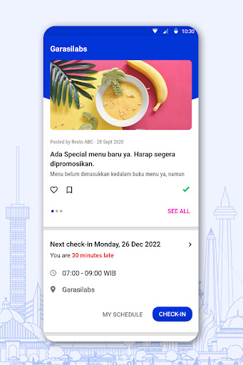Android application Atendi screenshort