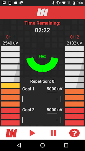 mTrigger™ Biofeedback Screen 3