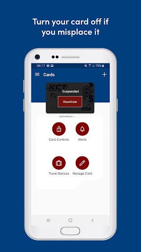 KCT Digital Card App Screen 2