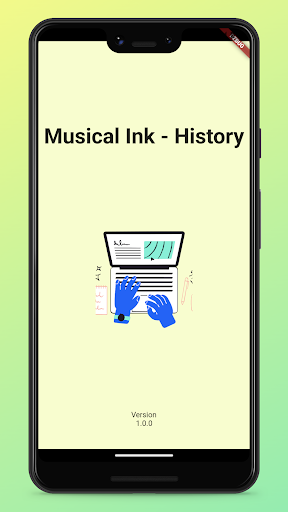 Android application MusicText screenshort