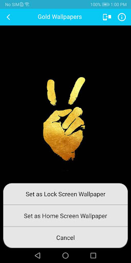 Gold Background HD Screen 3