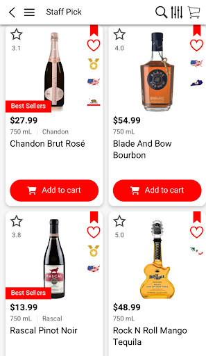 Android application Bridgewater Beverage Warehouse screenshort