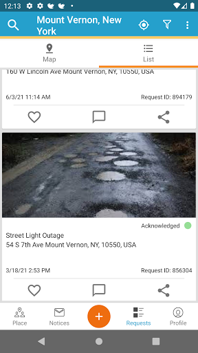 Screenshot of CMVNY CONNECT