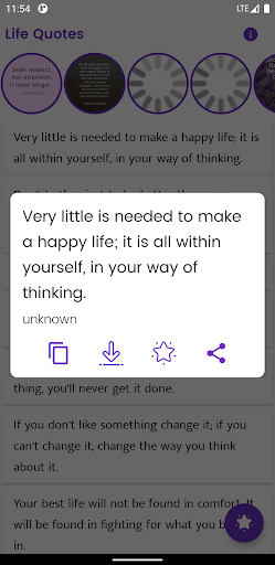 Android application Life Quotes and Sayings screenshort