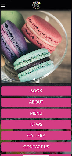 Android application The Belly Desserts screenshort