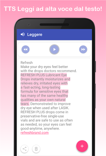 Anteprima dell'app