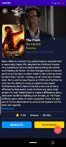 Series Guide App - GU Screen 3