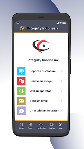 Android application Canary Whistleblowing screenshort