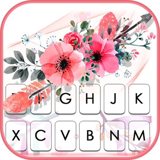 Flower Arrow Keyboard Theme logo