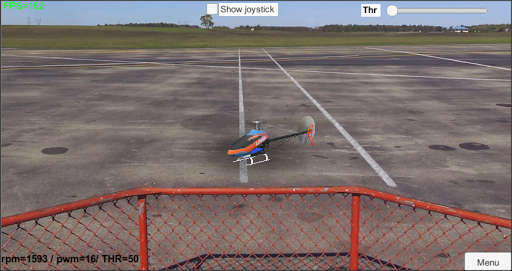 Android application RC Heli Sim screenshort