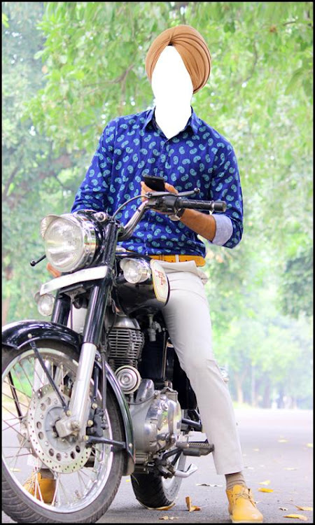 Bike With Sikh Men Photo Suit - 1.0.3 - (Android)
