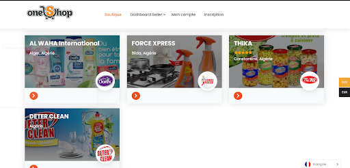 Android application OneShop : E-commerce App screenshort