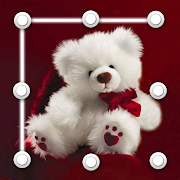 Teddy Bear Pattern Lock Screen