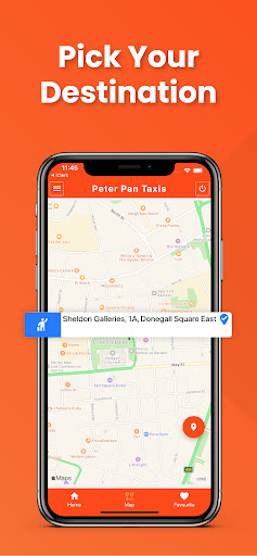Peter Pan Taxis Screen 3