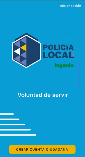 Android application Policía Local Ingenio screenshort