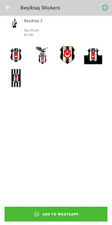 Beşiktaş Stickersのおすすめ画像1