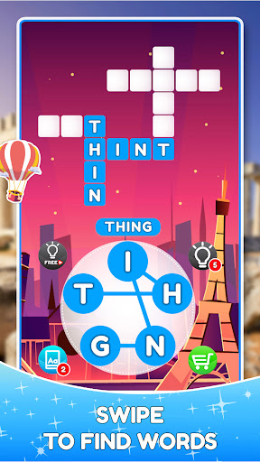 Android application Word Travels Crossword Puzzle screenshort