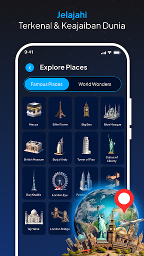 Tampilan Satelit Peta Bumi screenshot 4