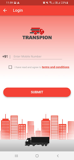 Transpion Truck Owner Screen 2