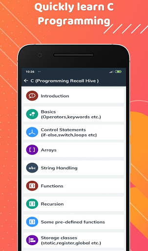 Programming Recall Hive Screen 2