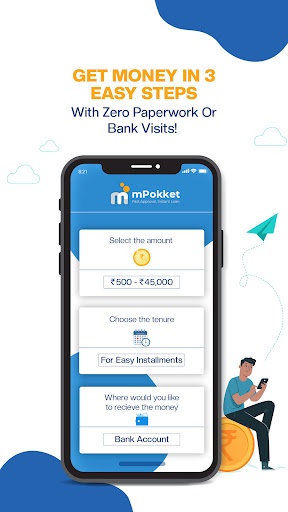 Android application mPokket: Instant Loan App screenshort