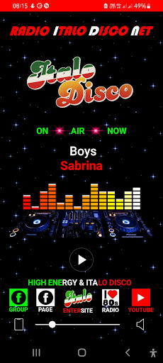 Android application Radio Italo Disco Net screenshort