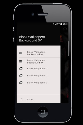 Wallpapers: Black Background Screen 3
